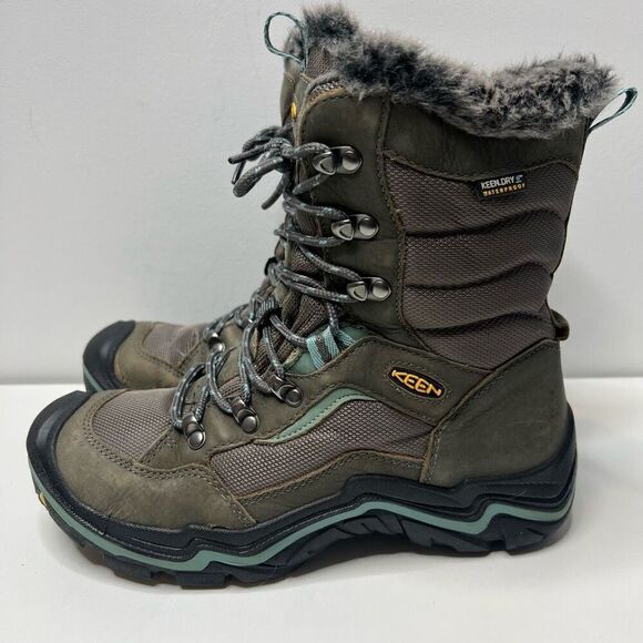 Keen Durand Polar Waterproof Hiking Winter Boots -40 Degrees Womens Size 8 - Picture 7 of 14